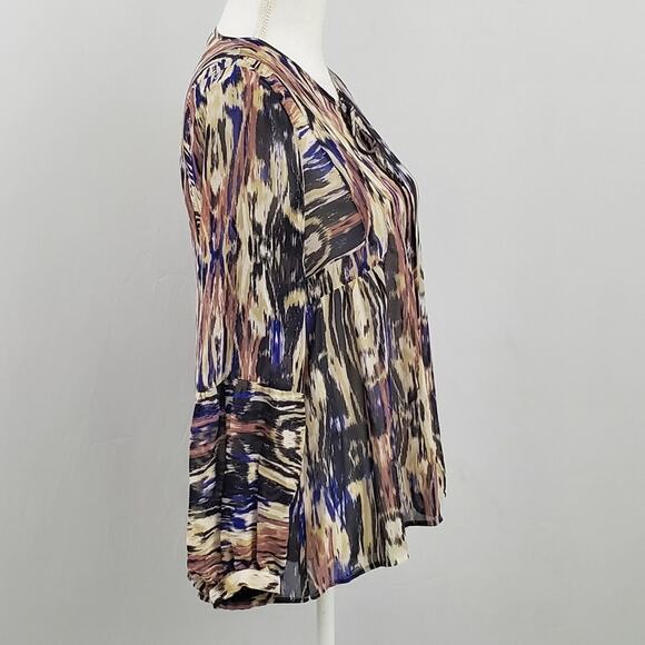 Urban Outfitters Chiffon Peasant Blouse - Picture 6 of 10